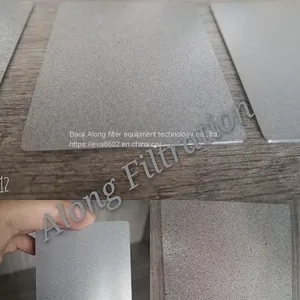 Micro Porous Sintered Metal Plate Corrosion Resistance For Bio-Pharmaceutical Filtration and Separation thumbnail-4
