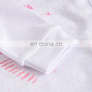 2017 Wholesale Autumn Winter Newborn Baby Clothes Soft Cotton Long Sleeve Toddler Baby Romper With Foot thumbnail-6
