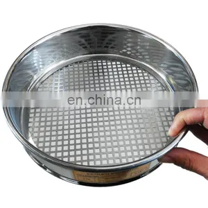 Diameter 200mm 300mm Stainless Steel Test Sieves With Lid and Pan for Soil Sand thumbnail-3