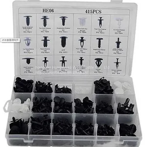 Round Head Nylon Plastic Push Snap Rivets Clips Plastic Rivet Fastener Screw thumbnail-1