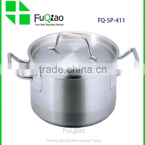 Large Tall Stainless Steel Stock Pot With Compound Bottom thumbnail-6