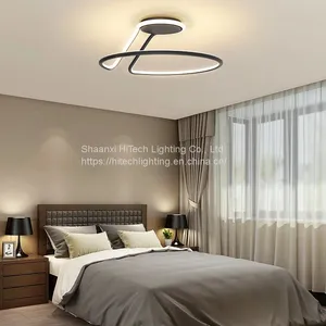 Creative Aluminum Line Led Chandeliers For Balcony Aisle Bedroom Lighting Lamp Modern Minimalist Room Lights Kitchen Fixtures thumbnail-1