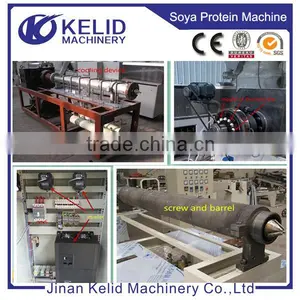 Soya Chunks Nuggets Mince Protein Extruder Making Machines thumbnail-2