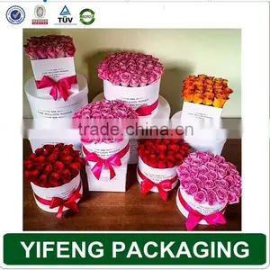 Luxury Paper Tube Gift Packaging Flower Boxes With Own Logo thumbnail-1