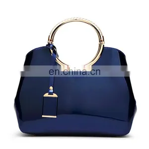 New Bright Lacquer Leather, Women's Bag Messenger Bag Handbag One Shoulder/ thumbnail-1