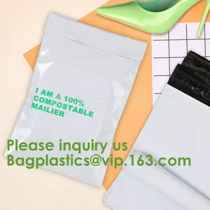 Cornstarch Courier Plastic Bags/Mailing Envelopes/Printed Mailing Bags,Mailer Box Compost Colored Boxes In Mailing Bags thumbnail-5