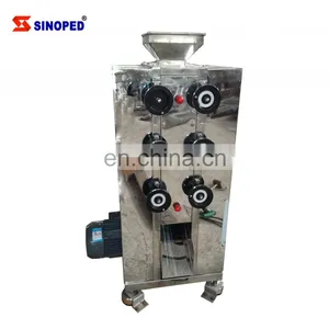 YGJ Series Roller Mill Grinding Machine for Oily Seeds Materials Bean for Small Production Use thumbnail-1