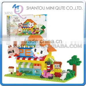 Mini Qute Lele Brother Kawaii Pet Shop Kids Gift Plastic Building Blocks Cartoon Model Educational Toy NO.8215 thumbnail-1