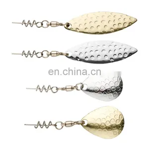 JOHNCOO DIY Spinner Lures Fishing Tackle Pesca Accessories Metal Sequins Lures Blade Spin thumbnail-1