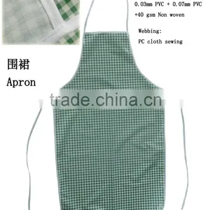 Washable Pvc Apron With Nonwoven Backing thumbnail-2