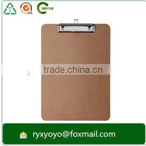 Chape Factory Price MDF Medical Nursing Clipboard With Stainless Steel Wire Clip thumbnail-1