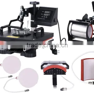 High Quality ,cheap for Poland , T-shirt Printer ,mugs Printer, Plate Printer , 6 in 1 Combo Heat Press Machine thumbnail-2
