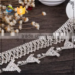 Wholesale Crystal Rhinestone Fashion Jewelry Jeans Chain thumbnail-1