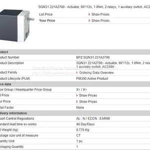 SIEMENS SQN31.221A2700 Damper Actuator thumbnail-1