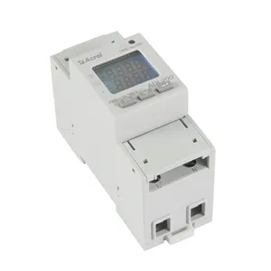Mid Certificate 45~60hz AC Kwh 2P Din Rail Single Phase Digital Energy Meter Rated 10(80)A for Charging Piles and Solar Pv Monitor thumbnail-4