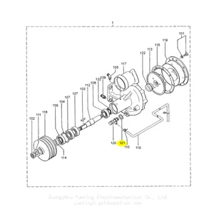 35A45-00400 Oil Seal 32645-20100 32645-10400 33010-23400 33345-00500 33407-06100 37145-16200 Suit For Mitsubishi S6R S12R S16R thumbnail-2