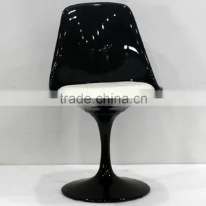 Replica Tulip Side Fiberglass Chair With Cushion Designed by Eero Saarinen thumbnail-1