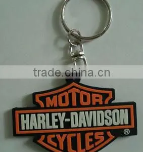 Cheap Promotional Gifts Flexible PVC Keychain, PVC Gel Key Ring thumbnail-1