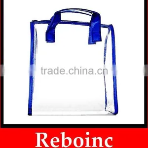 Custom With Logo Plastic Carrying Pvc Handle Bag thumbnail-1