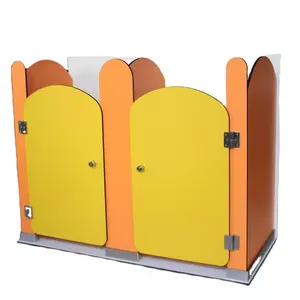New Arriving Public Urinal Compact Phenolic Panel Water Proof HPL Toilet Cubicle thumbnail-2