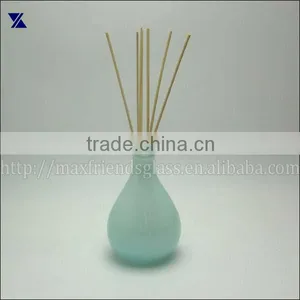 250ml Light Blue Glass Bud Vase thumbnail-1
