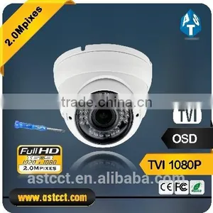 HD 2.0MP 1080P 2.8-12mm TVI Color Outside Adjust Varifocal IR Dome CCTV Camera Quality Choice thumbnail-1