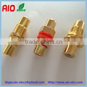 Two Way Type RCA RGB Idouble Female Adaptor or Panel thumbnail-1