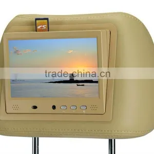 Hot Selling 8" Car Pillow Headrest Monitor DVD Player Without DVD Driver Car Mp3 Player thumbnail-2