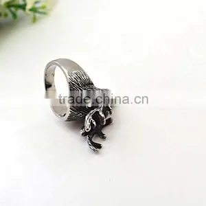 Fashion Jewelry Rings for Woman and Men Animal Shape Biker Men's Ring thumbnail-3