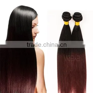 Two Tone Ombre Remy Virgin Russian Human Hair Weave Weaving thumbnail-1