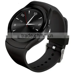 NO.1 G3 Bluetooth Smart Watch Phone Full Round Circle Wrist Smartwatch MTK2502 SIM TF Card Fitness Tracker for IOS Android Phone thumbnail-4