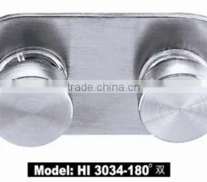 180 Angle Fixed Stainless Steel Glass Clamp thumbnail-1
