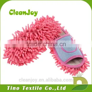 The Bottom of the Linen Chenille Indoor Winter Slipper Shoes thumbnail-3