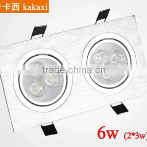 2 Light LED Ceiling Light Grille Lamp 6w 10W 14w 18w 24w 30w 36w LED Downlight thumbnail-3
