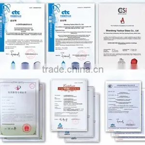 Acid Etched Decorative Glass /float Glass Shandong Yaohua thumbnail-5