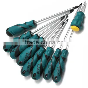 LAOA 9pcs High Quality Cr-Mo Steel Screwdriver Set With Bag thumbnail-2