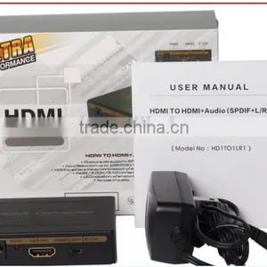 HDMI to HDMI & Optical SPDIF+RCA L/R Audio Extractor Converter thumbnail-1