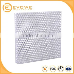 Eco-friendly Luxcore Translucent Synthetic Resin Tile Acrylic Honeycomb Panel thumbnail-4