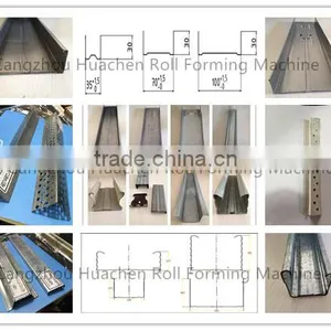 CE and ISO Furring Omega Steel Profile Roll Forming Machine thumbnail-5