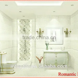 Most Popular China High Class and Elegant Romantic Bathroom Tile Design and Floor Tile for Home Decoration thumbnail-1