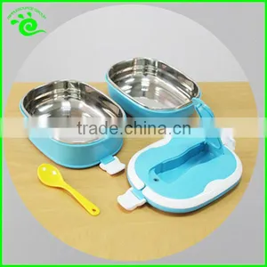 Double-layer PP Stainless Steel Lunch Box Food Thermo Container thumbnail-3