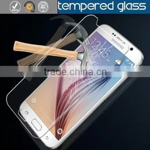 2015 Hot Selling High Quality 0.2mm 2.5D Cell Phone Tempered Glass Screen Protector for Samsung Galaxy S6 Edge thumbnail-1