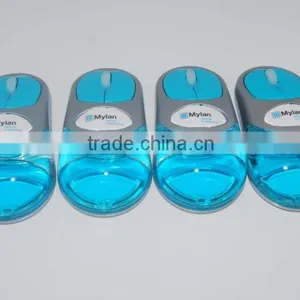 Laptop Gift 2.4G Rechargeable Wireless Liquid Aqua Mouse With Personalized Floater Design thumbnail-5