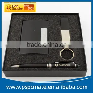3 in 1 Black Office Travel Gift Kit for Business Men thumbnail-1