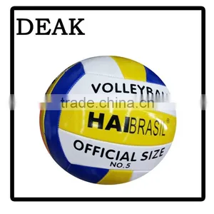 Custom Sand Beach Soft Play Official Size 5 TPU Machine Stitched Volleyball thumbnail-1