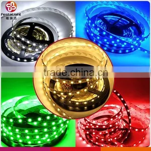 Outdoor Flexible Color DC 12 Volt 24v 100m/roll Outdoor SMD5050 Flat Led Light Strip 220V 110v for Christmas Decoration ROHS thumbnail-1
