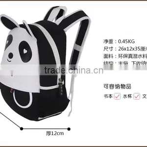 Customized Neoprene Cartoon Childer Aminal Backpack With Kindergarten School Bags and Backpacks thumbnail-6