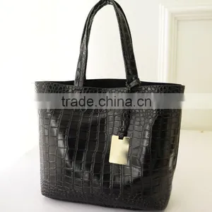 New 2015 Selling Women PU Leather Handbag,Tote Shoulder Bags Large Capacity PU Weave Bags Fashion Design thumbnail-2