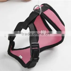 Breathable Light Harness Firm Dog Harness Pink/black M Size thumbnail-5
