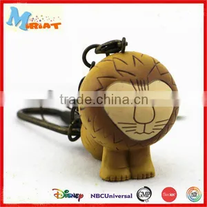 Plastic Mini Animal Toy Custom 3D Shaped Keychian thumbnail-1